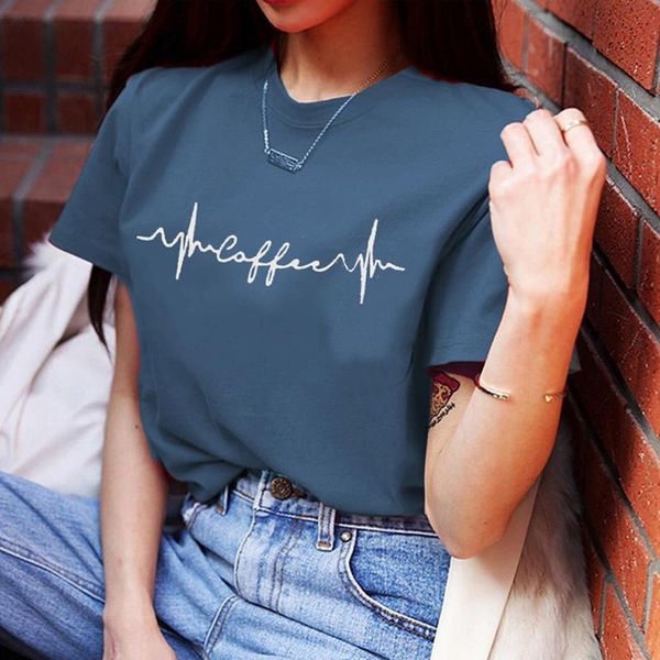 

women's t-shirt fashion loose solid color basic tees women letter print 2021 summer casual short sleeve o-neck tee shirt streetwear, White