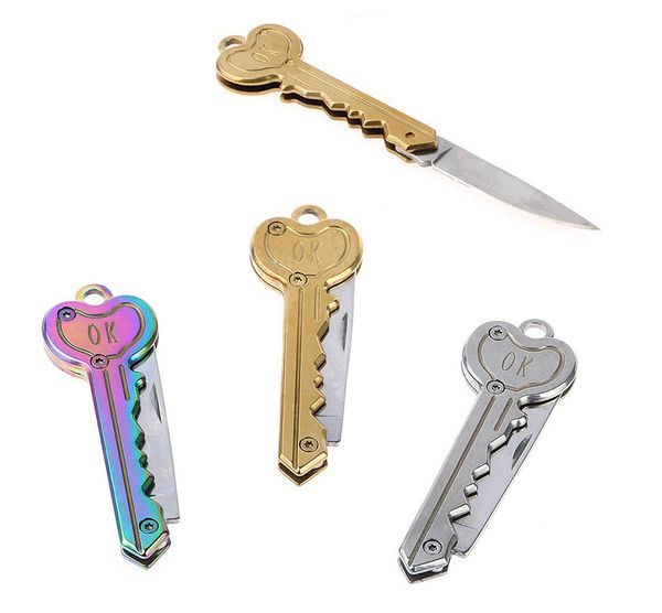 

mini key knife letter camp outdoor keyring ring keychain fold open opener pocket package survive gadget multi tool blade box kit