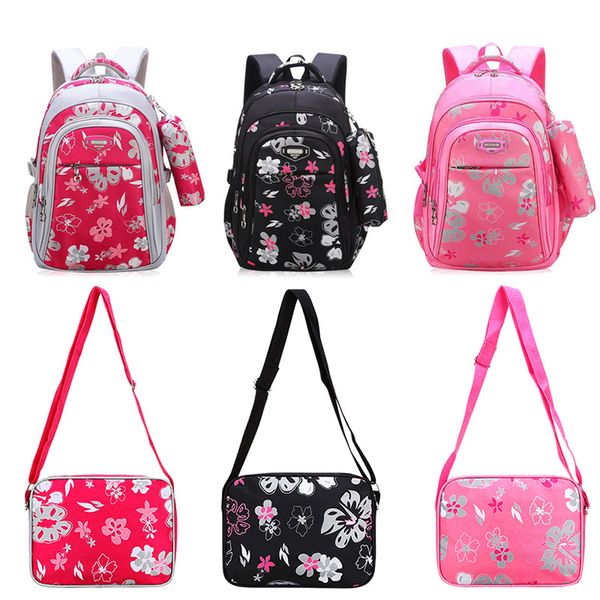 Meninas florais mochilas sacos de escola para meninas definir crianças sacos de escola mochila crianças mochilas mochilas mochila escolar k726