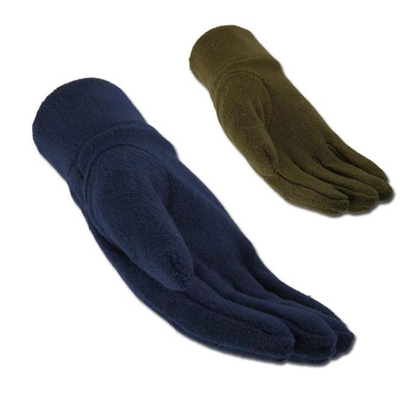 

cycling gloves autumn and winter youth thickened men women riding warm outdoor fleece bicycle, Black