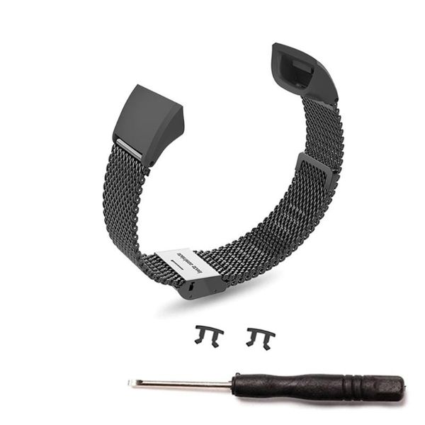

watch bands 12mm metal mesh replacement band strap wrist straps smart bracelet accessories for huawei 3/3 pro, Black;brown