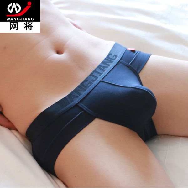

breathable and comfortable underwear modal u-briefs men's low waist slim soft elastic, White;black