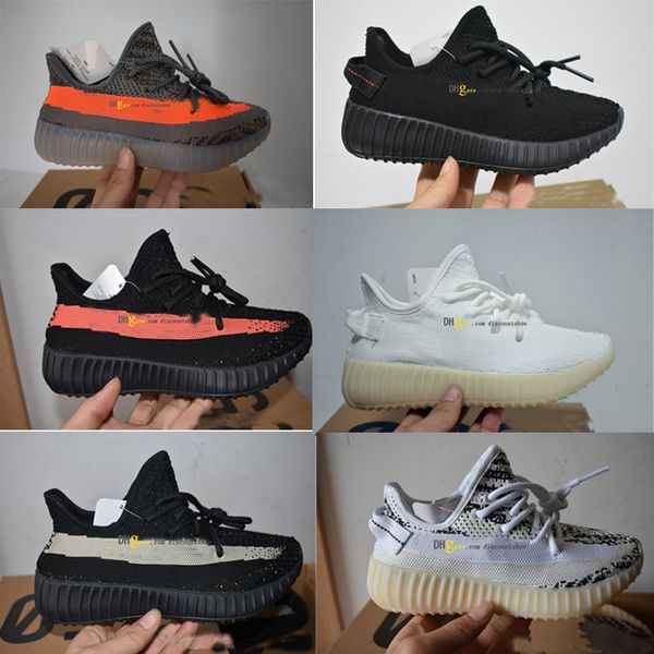 

v2 kids zebra triple white core black red pink beluga baby infants sneakers size 28-35