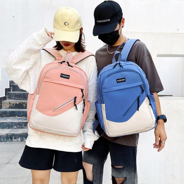 

backpack men and women 2021 casual fashion ladies travel bag for girls lapschool