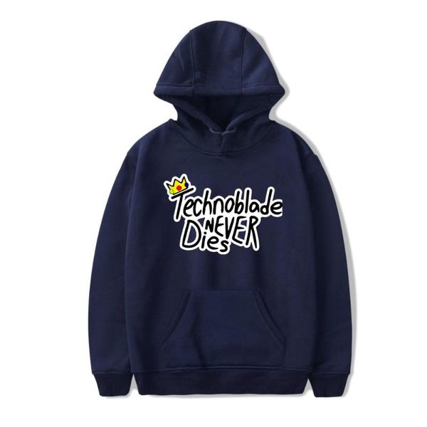 

women's hoodies & sweatshirts 2021 technoblade hooded print hoodie sweatshirt men/women printed casual clothing2, Black