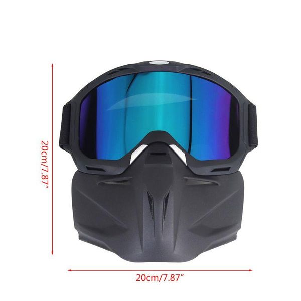 

outdoor eyewear motorcycle goggles mask-motorcycle glasses with detachable mask