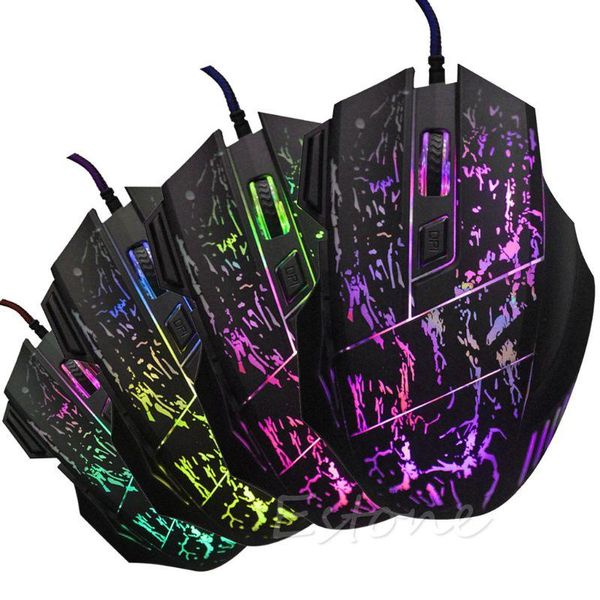 

mice y8ad 5500 dpi 7 buttons led optical usb wired gaming mouse for pro gamer