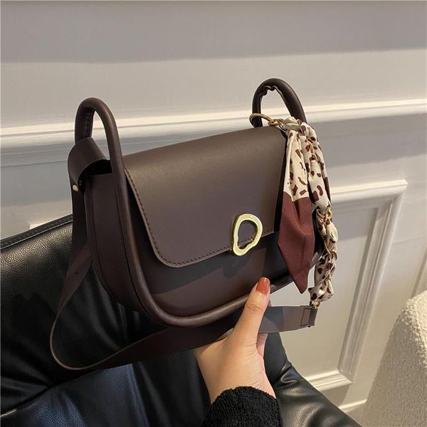 

evening bags women bag retro saddle silk scarf fashion female shoulder crossbody messenger luxury designer handbag clutch
