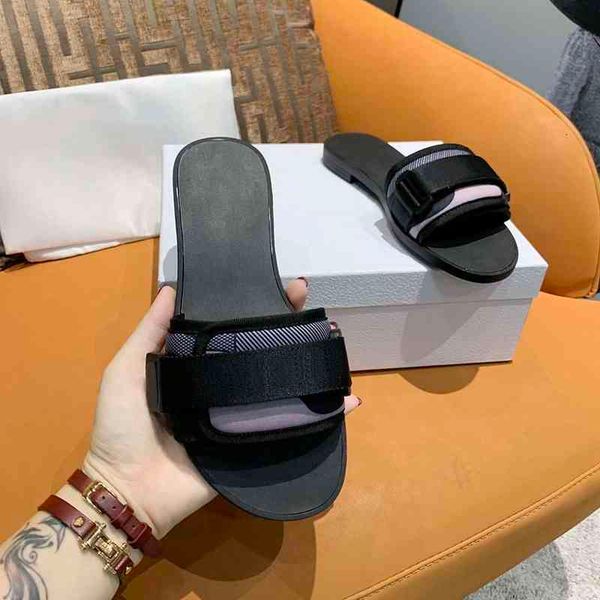 

fashion classics sandals slippers slides floral brocade gear bottoms flip flops women shoes striped beach causal slipper home011 06, Black