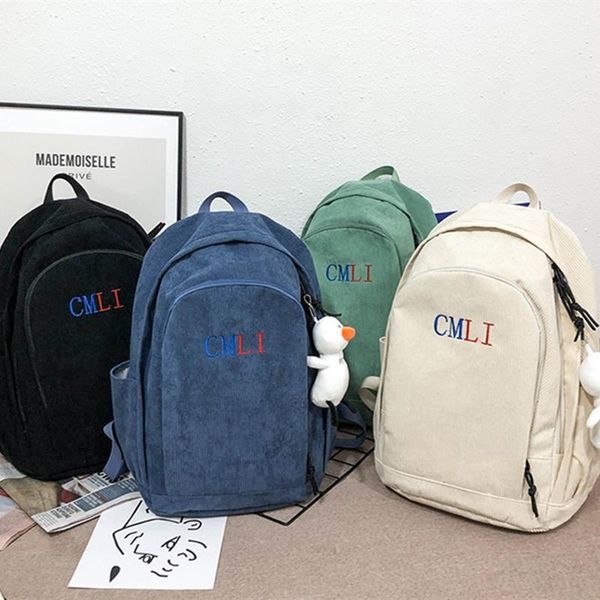 

backpack fashion canvas men women shoulder bag anti-theft school girl schoolgirl