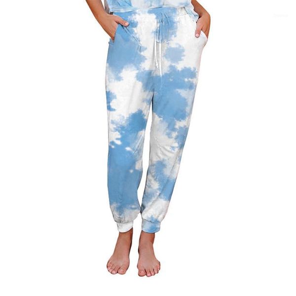 

women's pants & capris hirigin tie dye sweatpants for women fashion casual pockets jogger lounge trousers plus size high waist sport, Black;white
