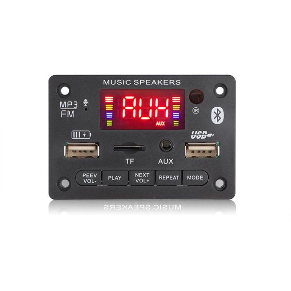 

& mp4 players 5v 12v mp3 decoder board car kit wma bluetooth 5.0 wireless player usb tf card recording module for speaker handsfre