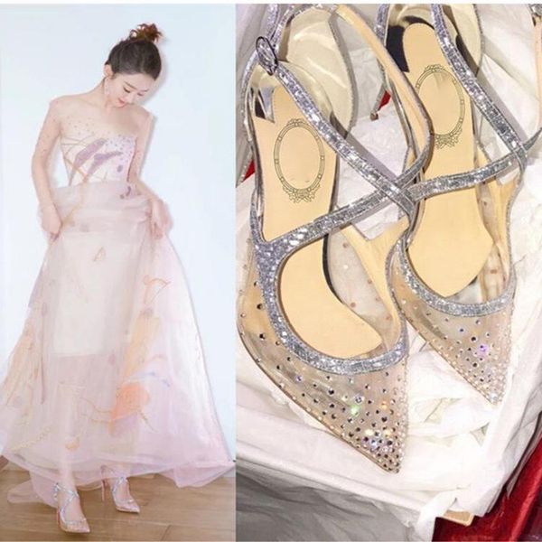 

fine with shoe 2021 ventilation drill shallow sharp crossing bring sandals, Black