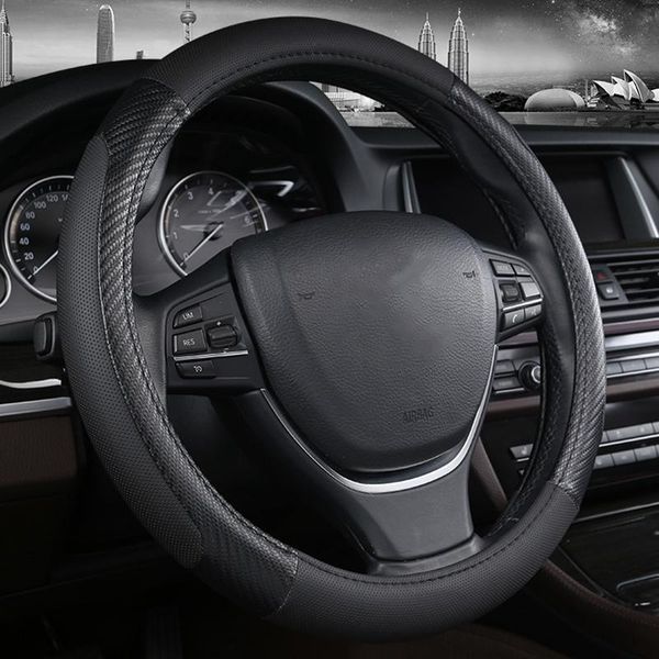 

steering wheel covers universal car cover soft anti-slip car-styling sport auto