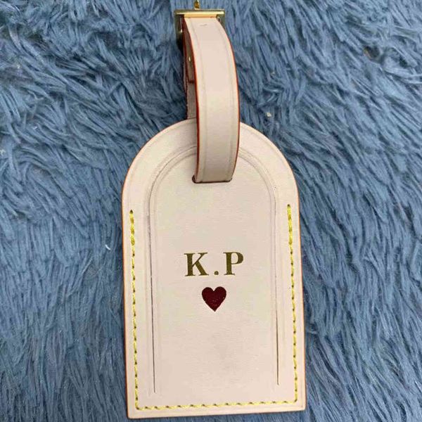 

travel accessories luggage tag personalized custom name initial stamping tag bag designer label one color or, Black