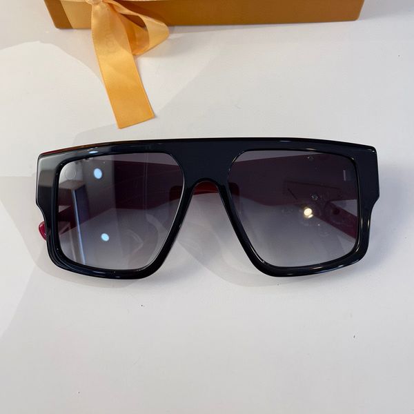 

sunglasses for women men summer 2310 style anti-ultraviolet retro shield lens plate rectangle full frame fashion eyeglasses random box, White;black