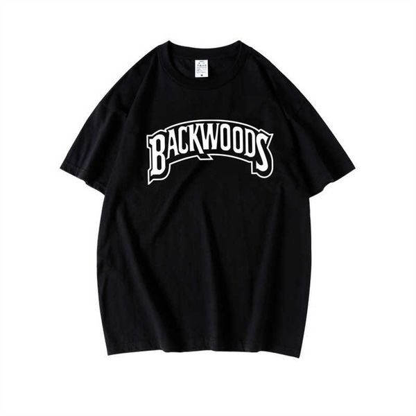 Backwoods T Gömlek 2021 Yeni Yaz Moda Rahat Pamuk Yuvarlak Boyun Kısa Kollu T-Shirt Harajuku Hip-Hop T-shirt Swag T Gömlek X0804