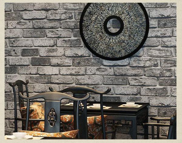 

wallpapers deep embossed 3d brick wall paper modern vintage stone pattern wallpaper roll for living room covering decor