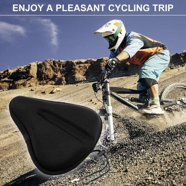 

bike saddles mtb seat saddle mountain cycling thickened extra comfort ultra soft silicone gel pad cushion cover bicycle d3