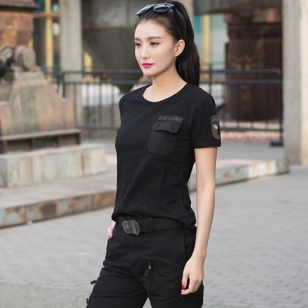 

summer women t-shirt women's cotton short-sleeved casual, White