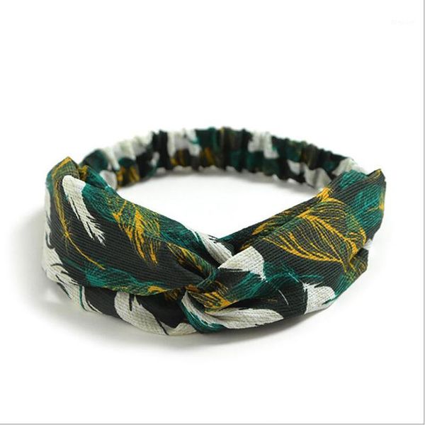 

fashion women girls bohemian hair bands print headbands vintage cross turban bandage bandanas hairbands accessories1