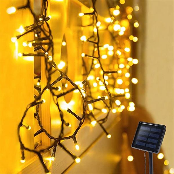 

solar lamps lamp light string 5m 7m 12m 22m power led fairy lights garlands garden christmas decor for outdoor holiday