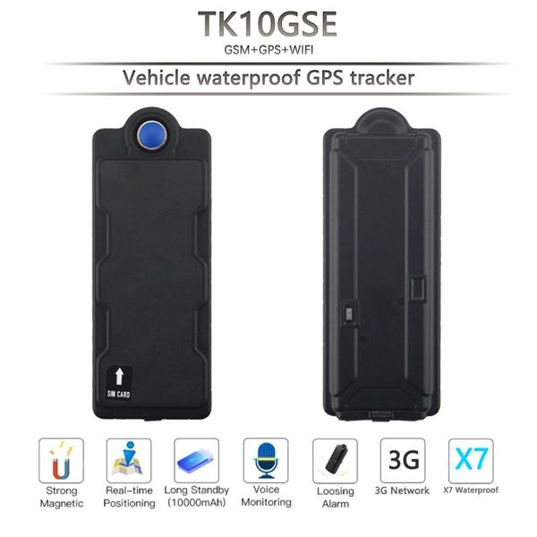 

car gps & accessories tk10gse 3g wcdma tracker for vehicle with 10000mah long lasting battery add powerful magnet and built-in drop-alert se