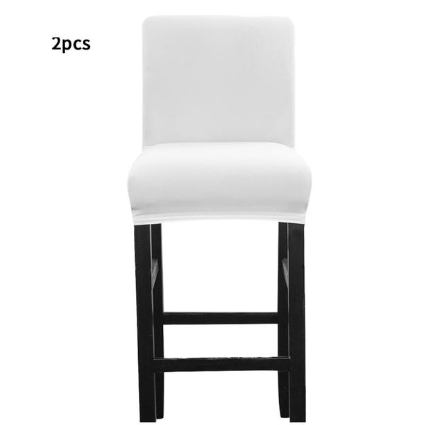 

chair covers 2pcs/set bar furniture reusable restaurant stretch stool cover dining room anti dust multifunction home pub counter