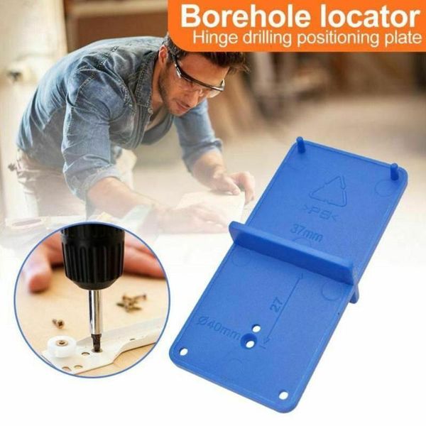 

35mm 40mm hinge hole drilling guide locator template door opener tools for woodworking hand set diy cabinets s2o5 professional tool sets