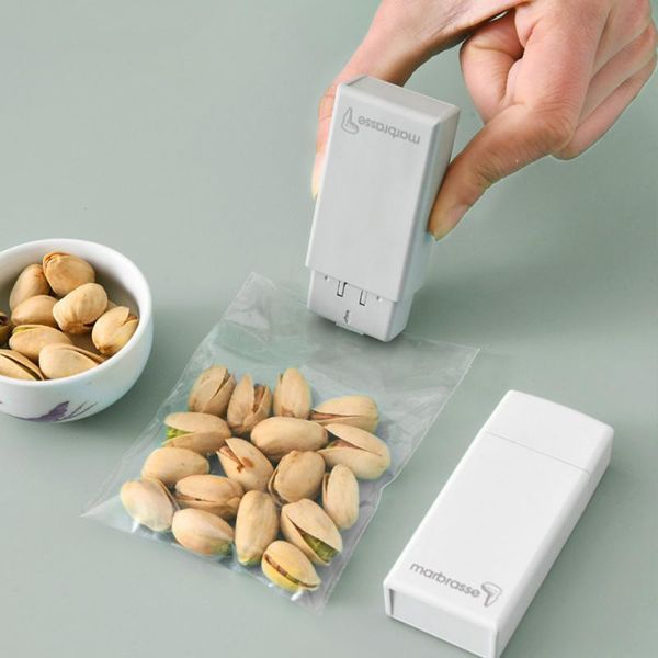 

bag clips mini handheld holder electric heating snack sealing machine sealed packaging plastic food easy to use