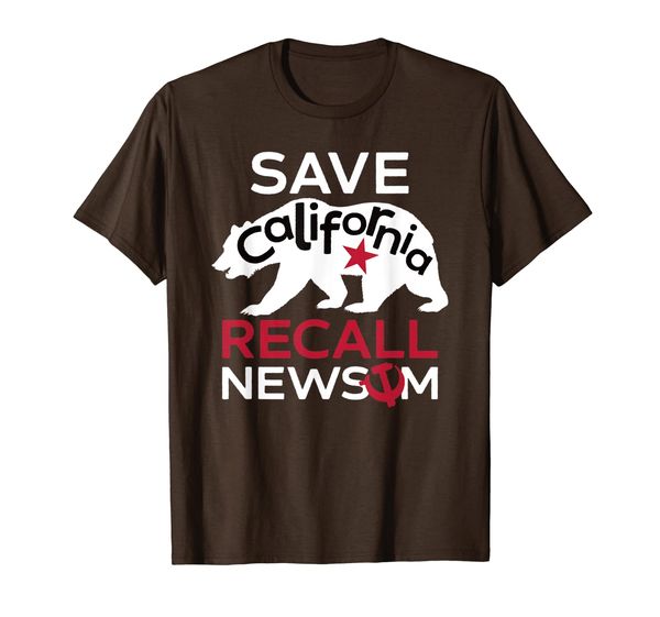 

Save California Recall Newsom Conservative Political T-Shirt, Mainly pictures
