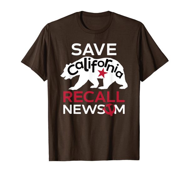 

Save California Recall Newsom Conservative Political T-Shirt, Mainly pictures