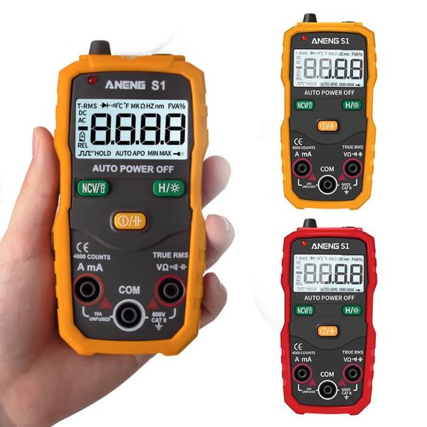 

multimeters aneng s1 4000 count digital multimeter non contact true rms tool