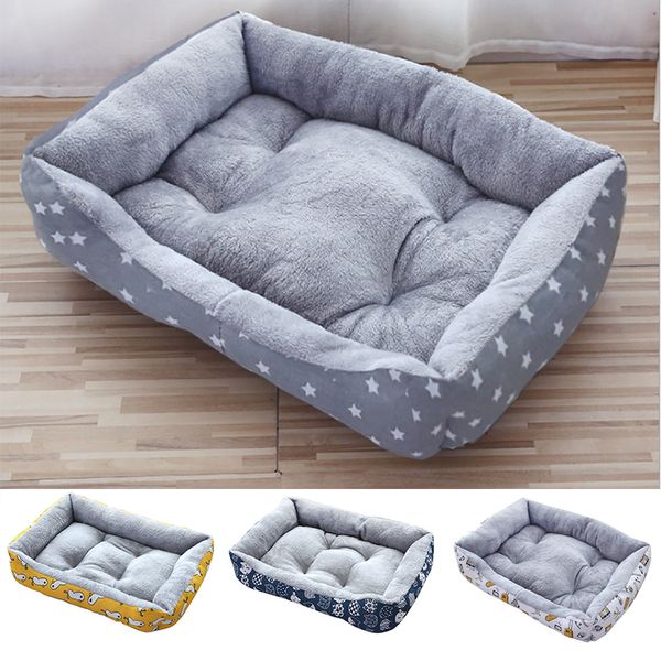 

pet cat dog bed warm kennel products for small medium large soft dogs washable house puppy cotton mat kennels