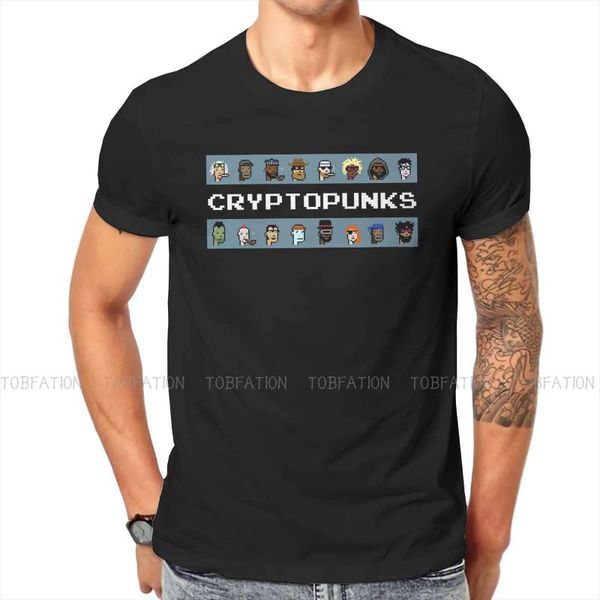 

men's t-shirts ntf non-fungible token crypnk t shirt vintage goth summer plus size cotton tees harajuku crewneck tshirt, White;black
