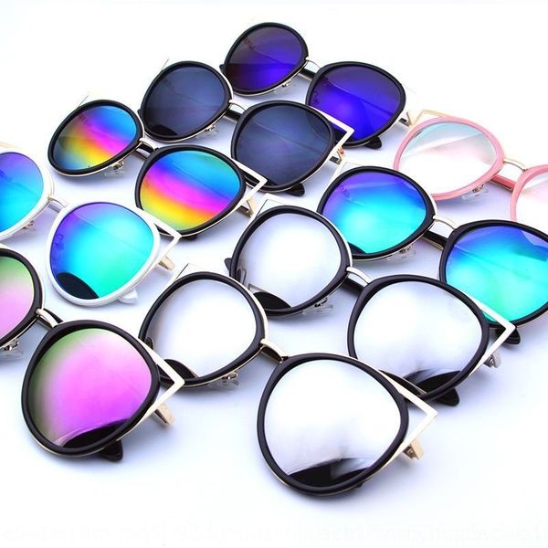 

ZxIs color cycling film outdoor for men eyeglass and sun women mixed driver's cat's eye metal sun glassesglasses glassestoad, White;black