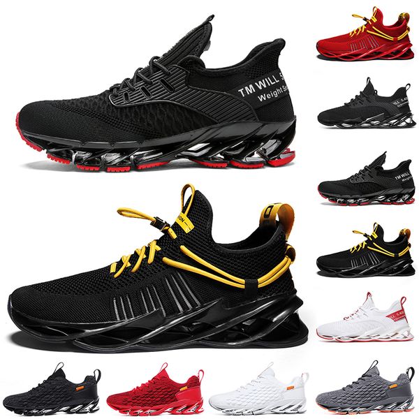 

discount non-brand men women running shoes blade slip on triple black white all red gray terracotta warriors mens trainers outdoor sports sn