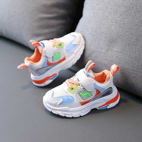 

autumn spring children shoes boys breathable running shoes girls casual sports shoes baby comfortable sneakers 210713, Black
