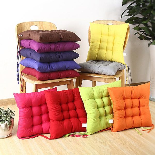 

cushion/decorative pillow futon 40x40cm soft home dinning room square polyester seat cushion chair stool window pad