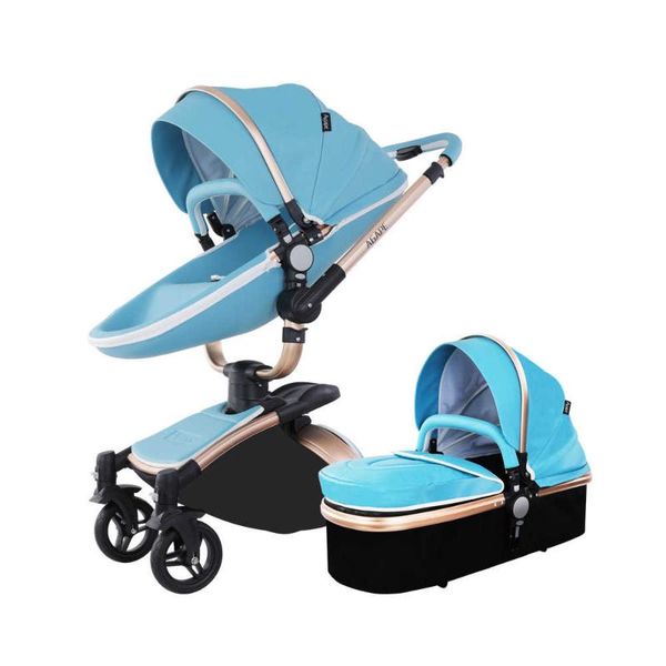 

strollers# long baby trolley cortical bi-directional high-view absorber carriage can sit in the cart