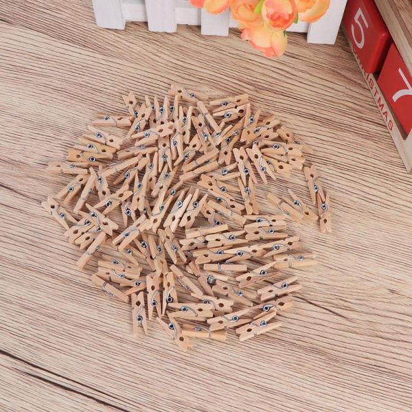 

clothing & wardrobe storage 100pcs 2.5cm wooden clothespins clothes pegs