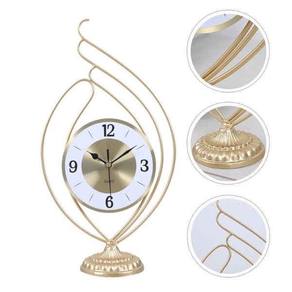 

wall clocks 1pc metal decorative clock deskcreative ornament for living room