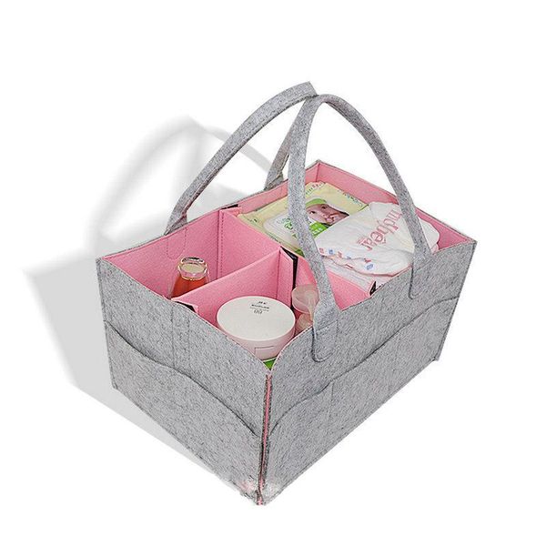 

diaper bags mommy bag maternity felt cloth storage foldable baby box changing table basket car