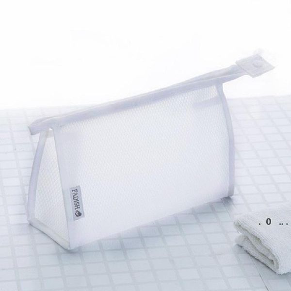 Черный белый ПВХ косметическая сумка портативный водонепроницаемый туалетная сумка для туалетных принадлежностей, сумка для организатора 23.5x15x8,5 см