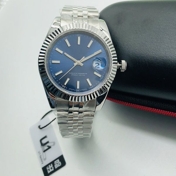 2022U1 Top Watch masculino automático de alta qualidade pulseira de prata inoxidável masculino mecânico Orologio di Lusso relógio de pulso 5ATM à prova d'água