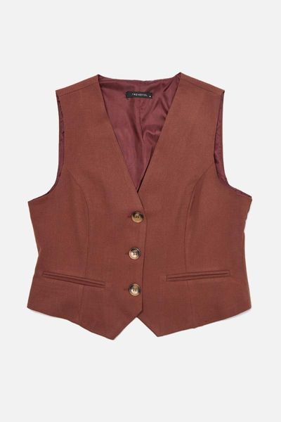 

women's vests trendyol button vest twoaw22ye0086, Black;white