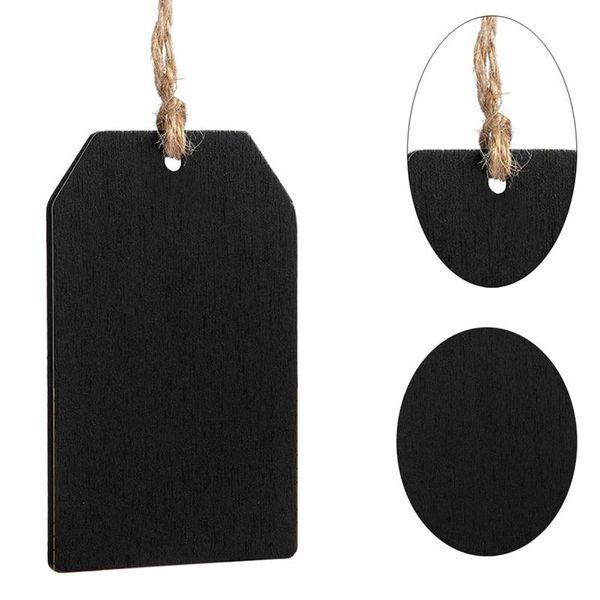 

other garden supplies chalkboard tags hanging wooden mini signs , labels,message tags, black
