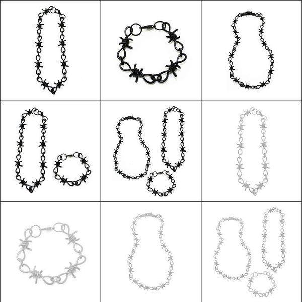 

charm bracelets alloy pants waist chain men and women clavicle choker cool hip hop necklace bracelet c1fc, Golden;silver