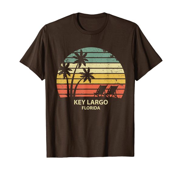 

Vintage Florida Key Largo Beach T Shirt Cool Retro Tee, Mainly pictures