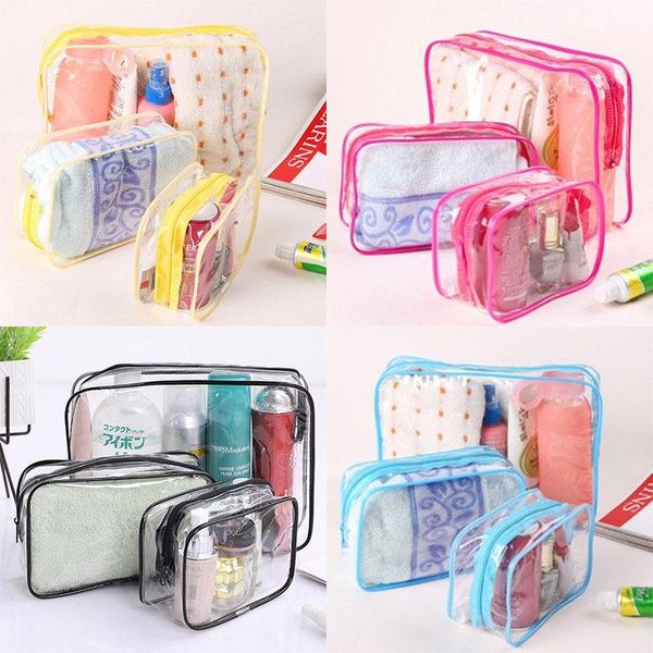 

storage bags 1pcs portable waterproof multi purpose high-capacity cosmetic for women cartoon animal travel toiletry bag transparent